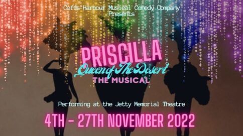 Poster of Priscilla with the dates 4th - 27th November. 